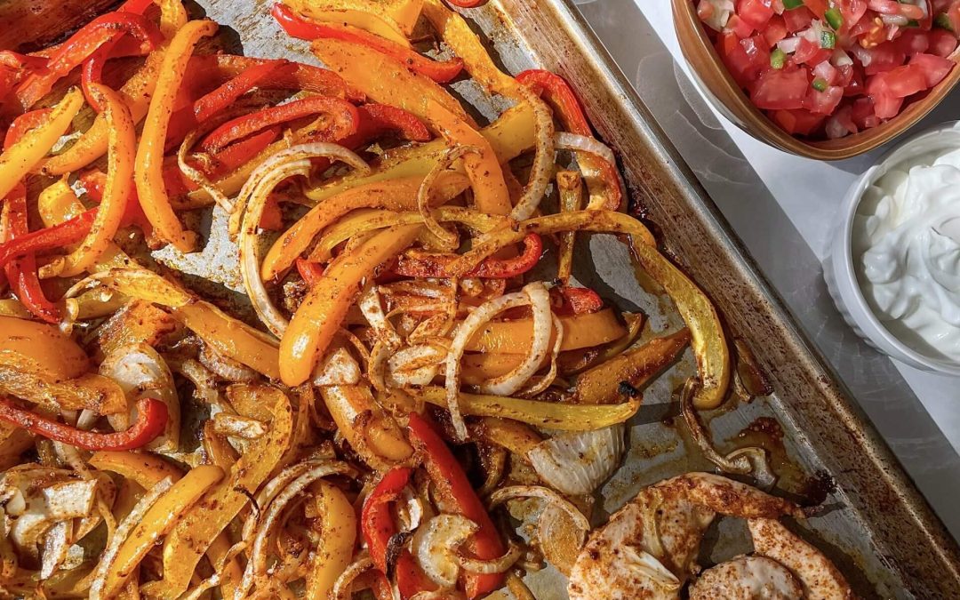 SheetPan Chicken Fajitas