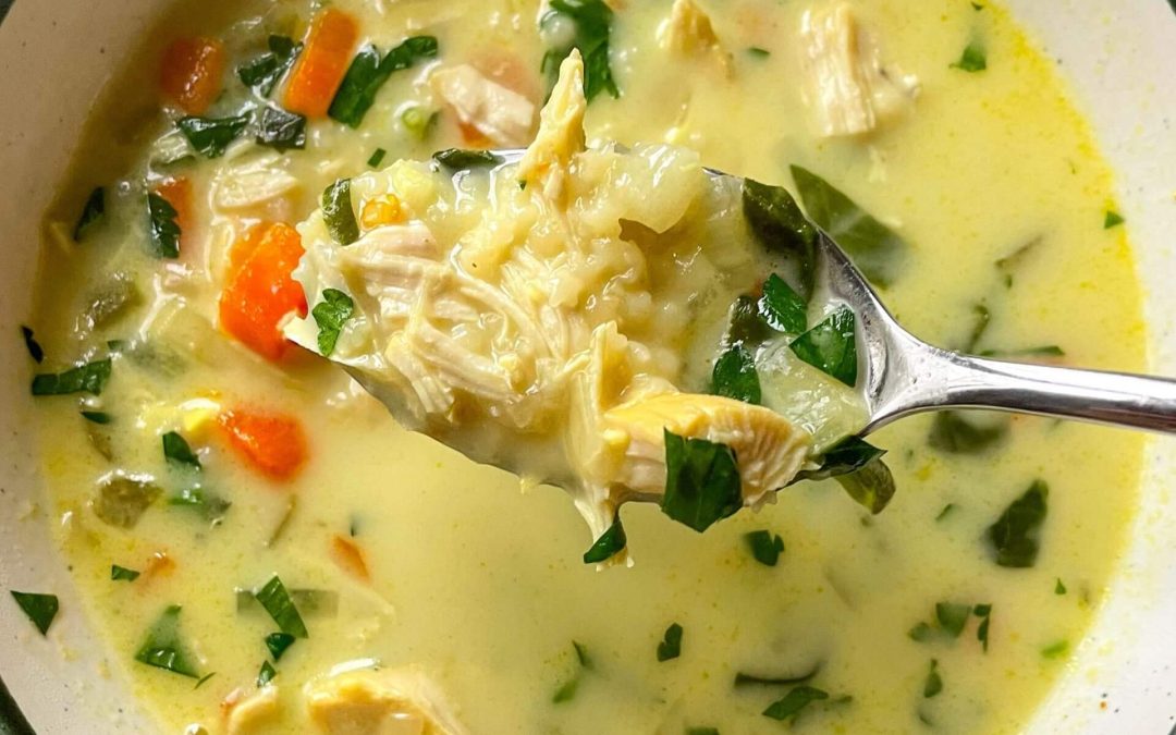 Instant Pot Lemon Coconut Chicken Soup
