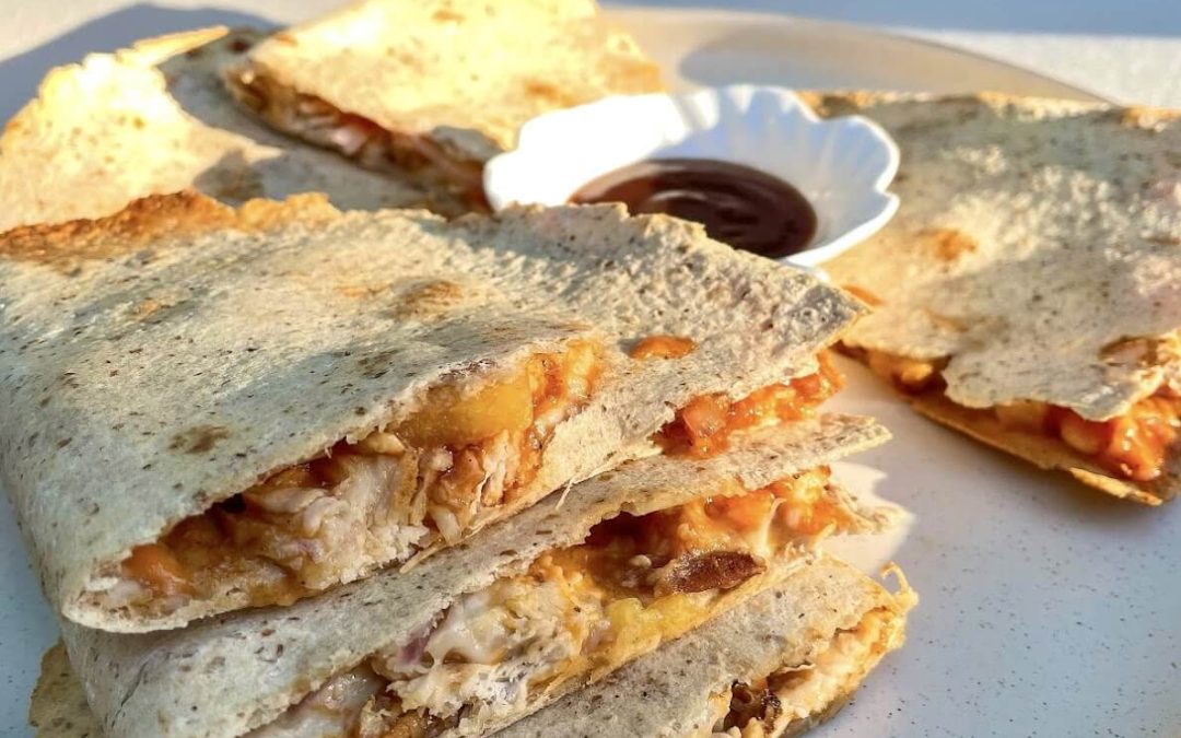Barbecue Chicken Pineapple Quesadillas