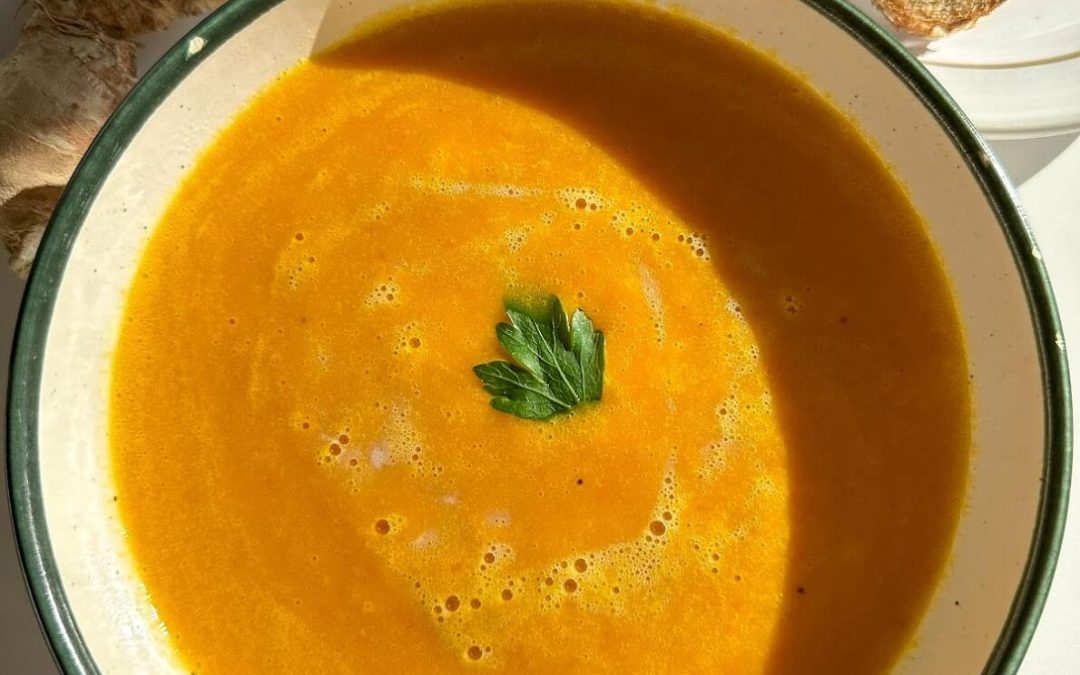 Roasted Carrot Ginger Soup