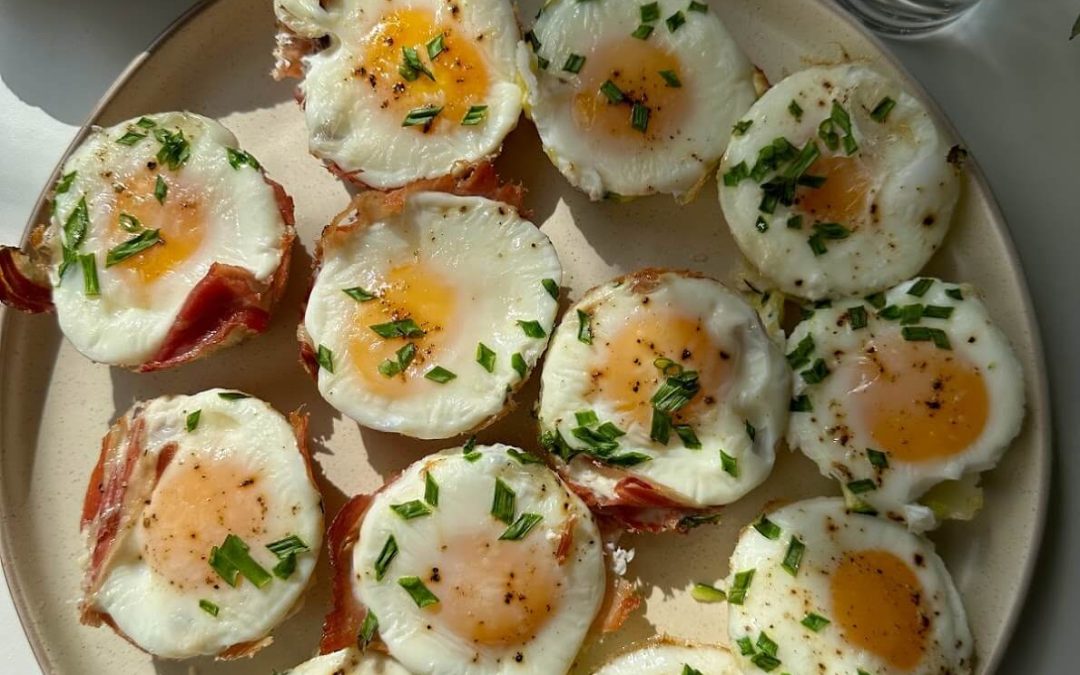 Prosciutto and Zucchini Egg Cups