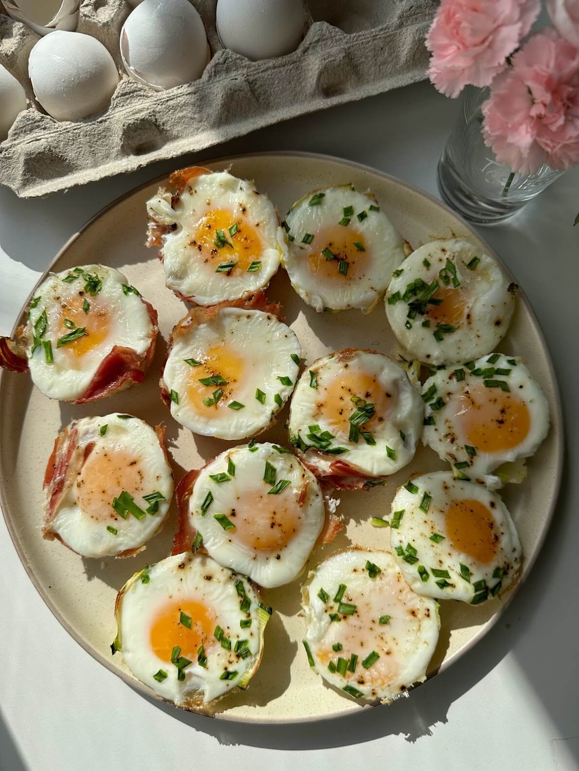 Prosciutto & Zucchini Egg Cups