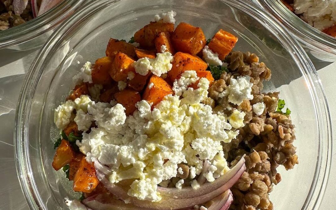 Sweet Potato Lentil Bowls
