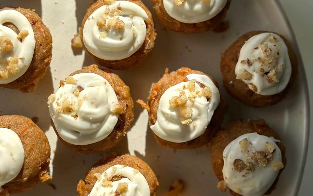 Mini Carrot Cake Muffins