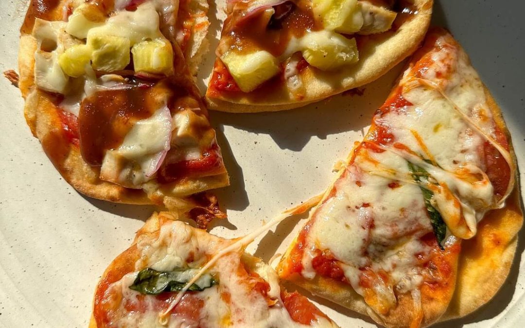 naan pizzas two ways