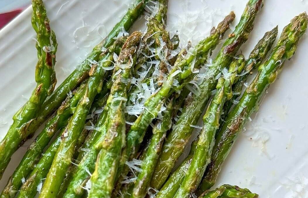 Pan Fried Parmesan Asparagus