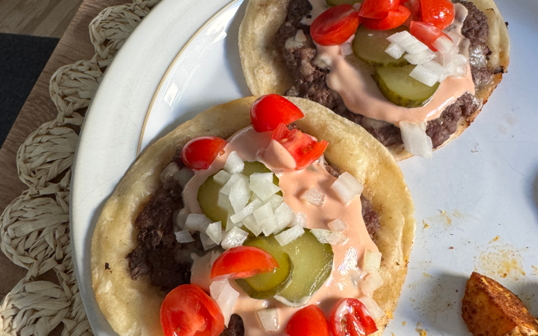 Smashed Cheeseburger Tacos
