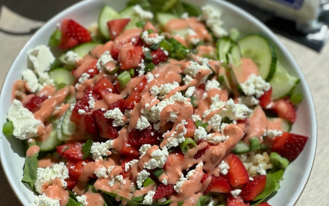 Strawberry Goat Cheese Salad