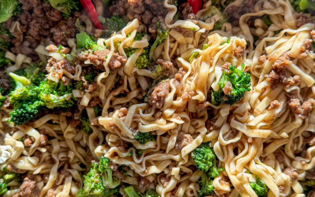 One Pot Beef and Broccoli Ramen