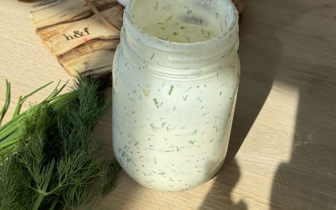 Homemade Healthier Ranch Dressing