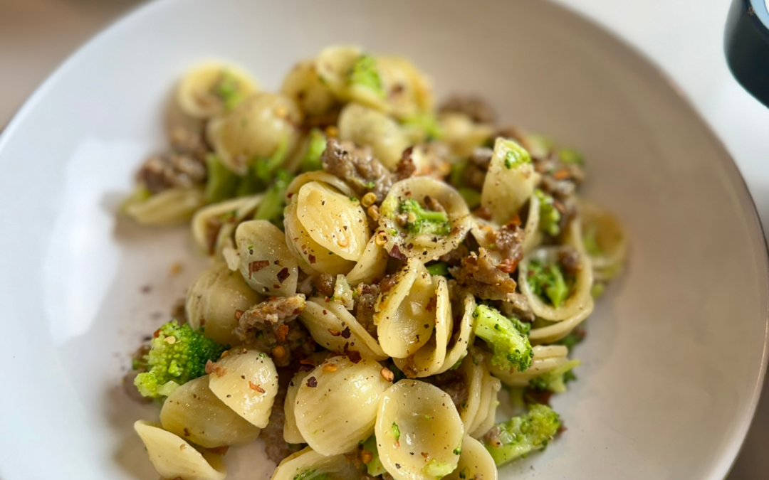easy broccoli and sausage pasta