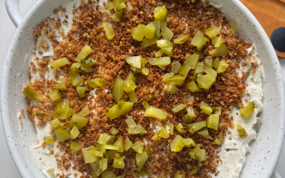 fried dill pickle dip