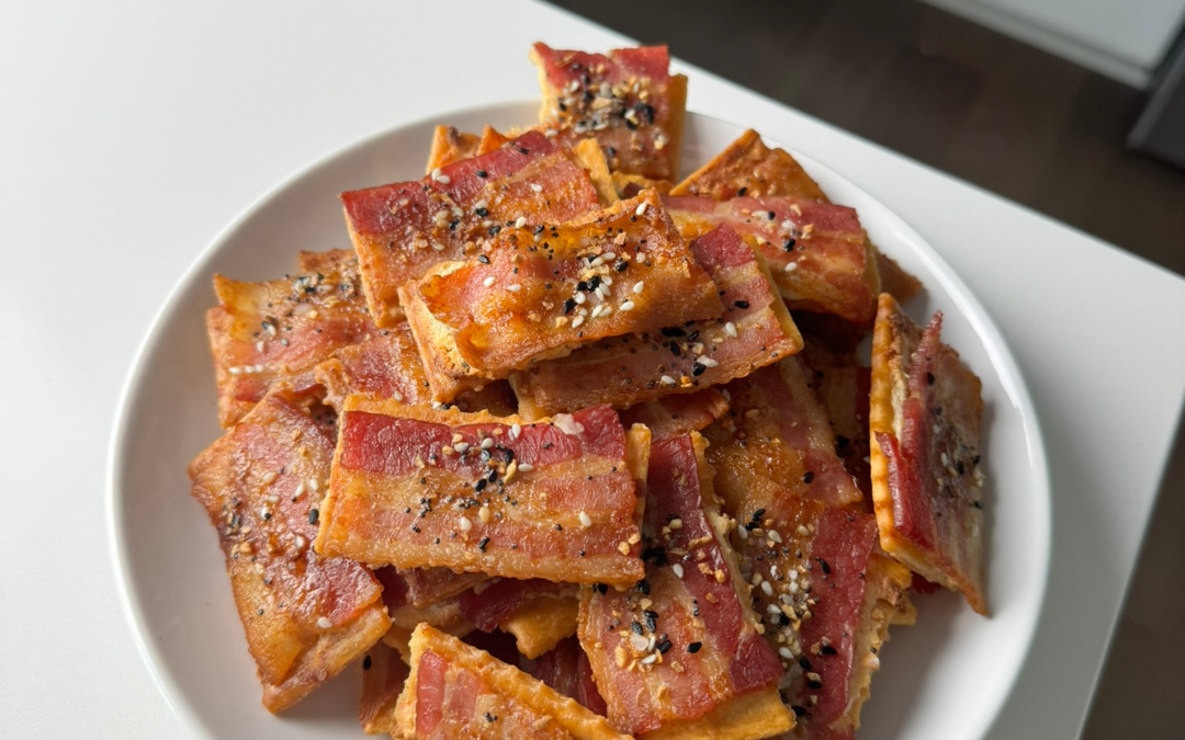 Viral Boursin Bacon Crackers