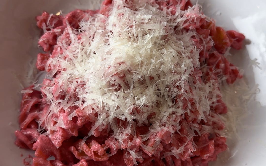 2 ingredient pink pasta