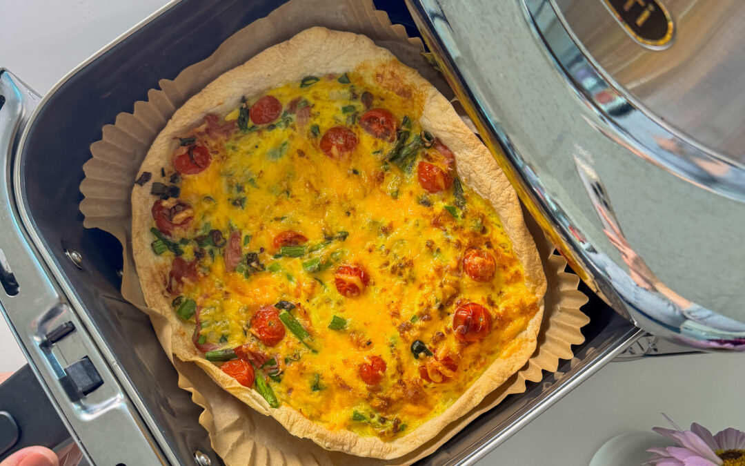 air fryer tortilla quiche