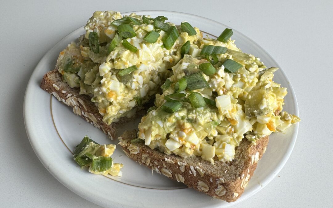 Creamy Pickle Avocado Egg Smash
