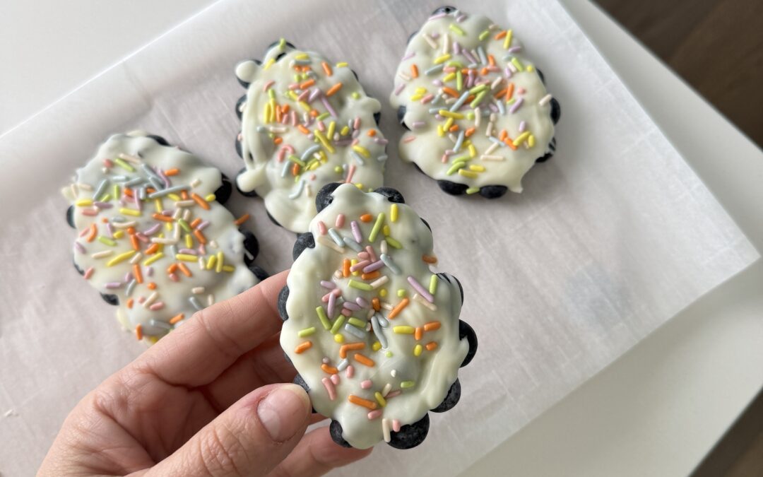 blueberry chocolate eggs