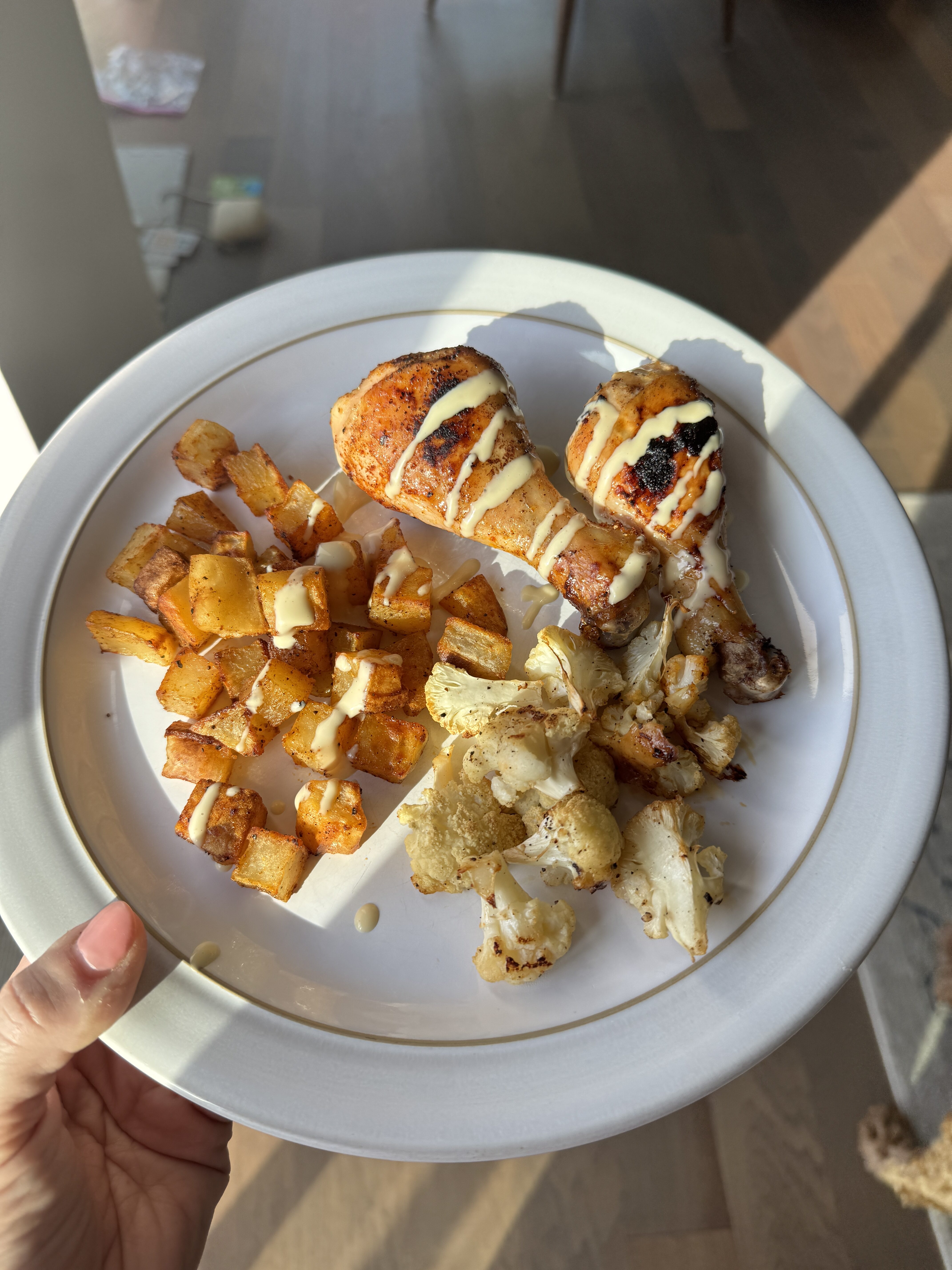 easy sheet pan chicken drumstick dinner