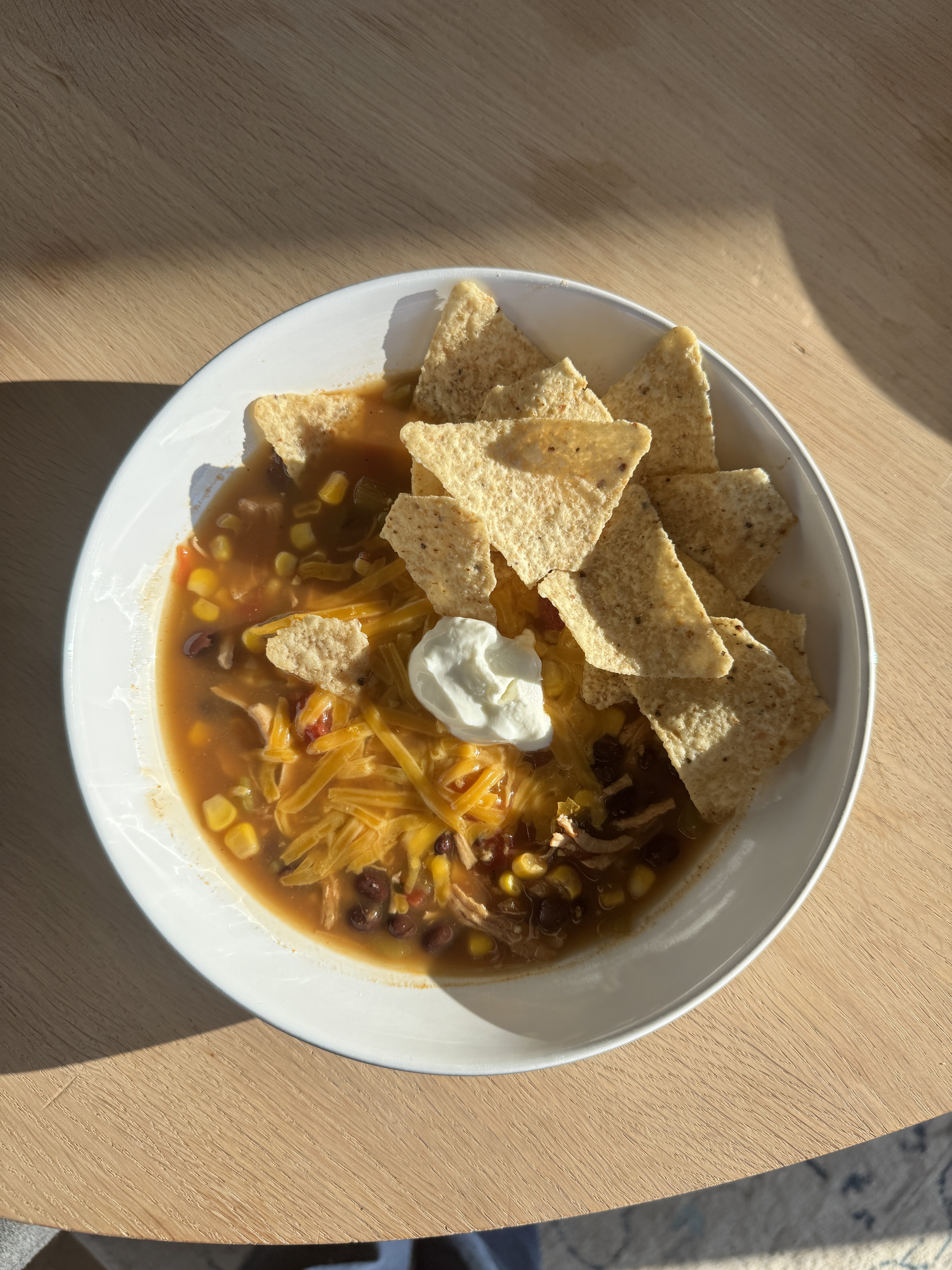 easy high protein tortilla soup