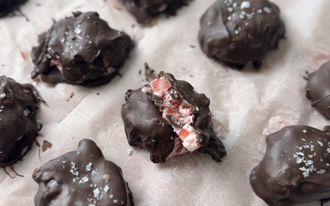 strawberry yogurt chocolate bites