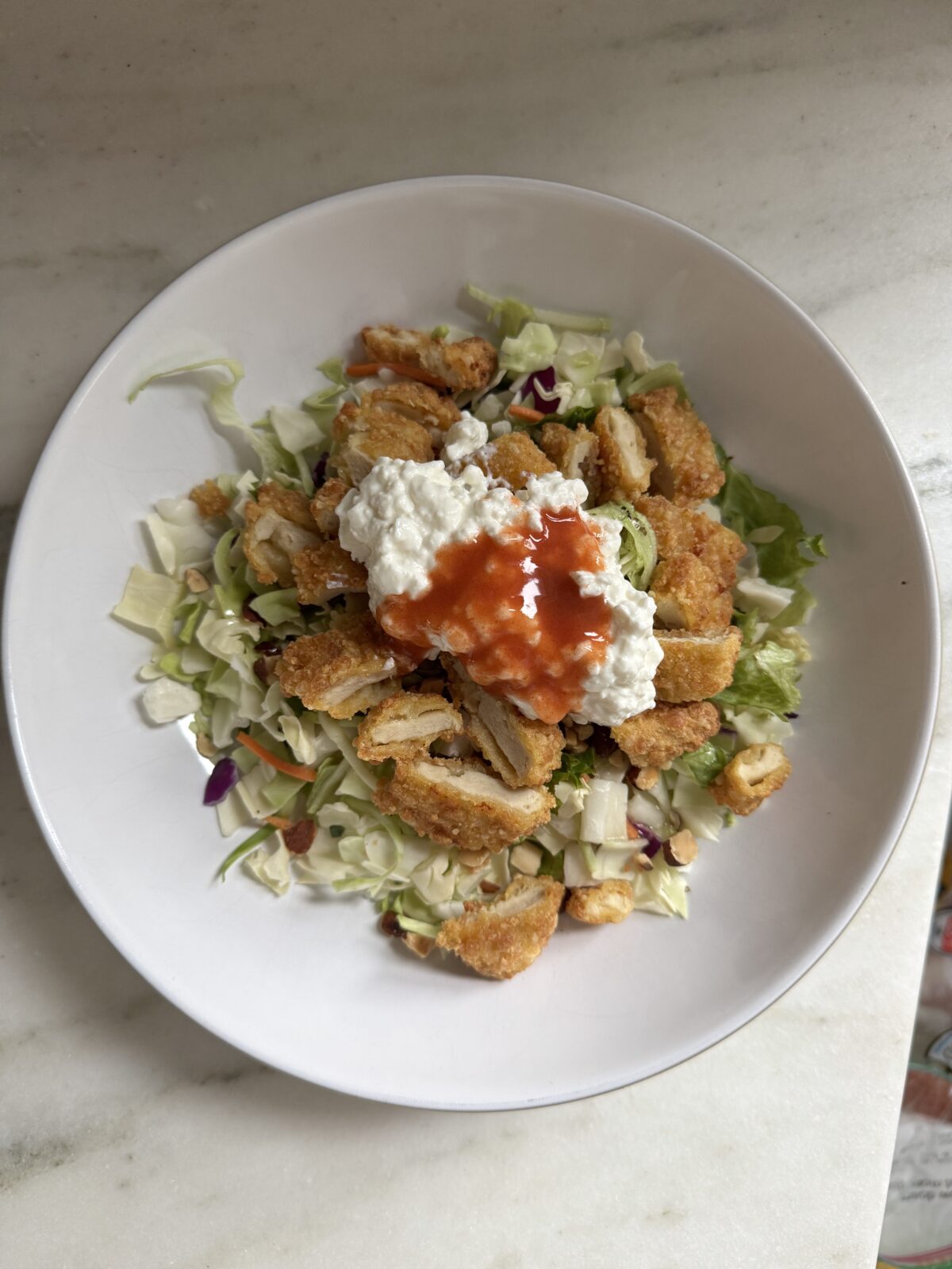Chicken Tender Salad (Easy Lazy Lunch)