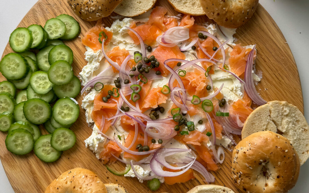 Lox Bagel Board