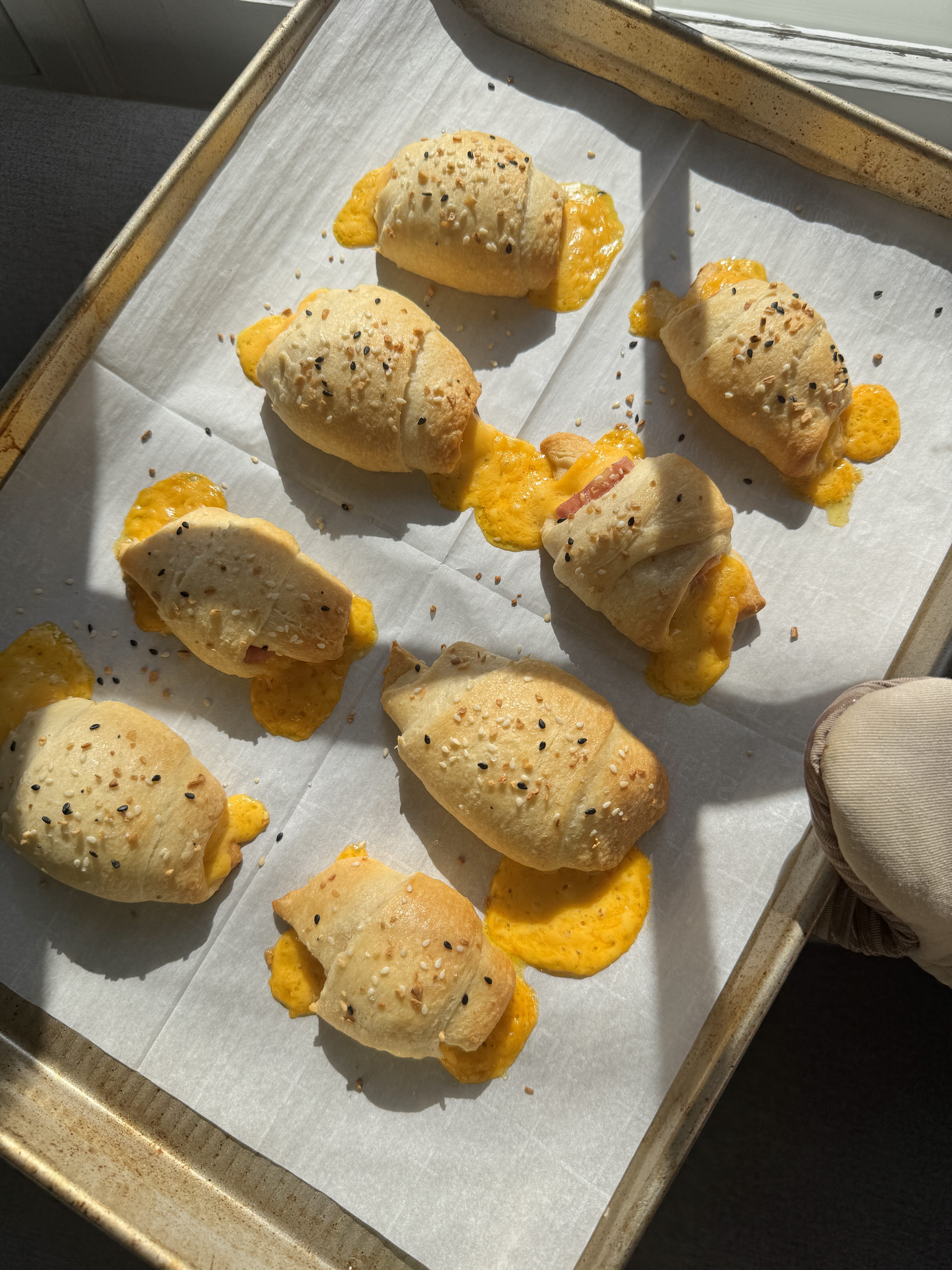 Easy Ham & Cheese Rolls (Simple Summer Dinner)