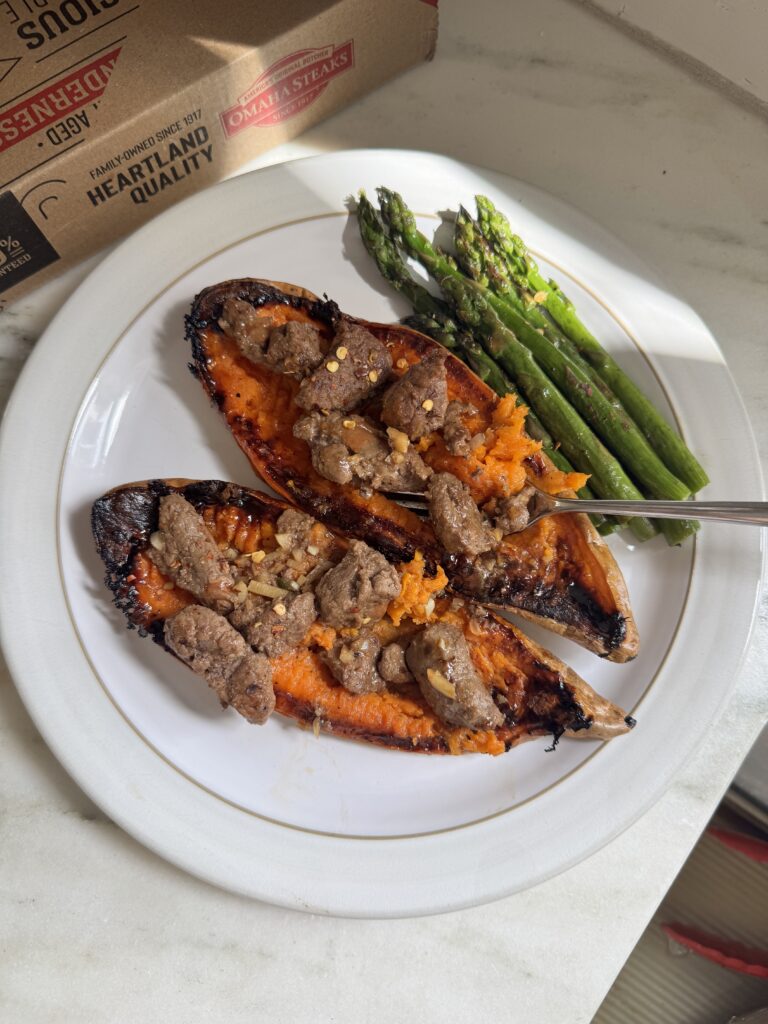 garlic butter steak tips