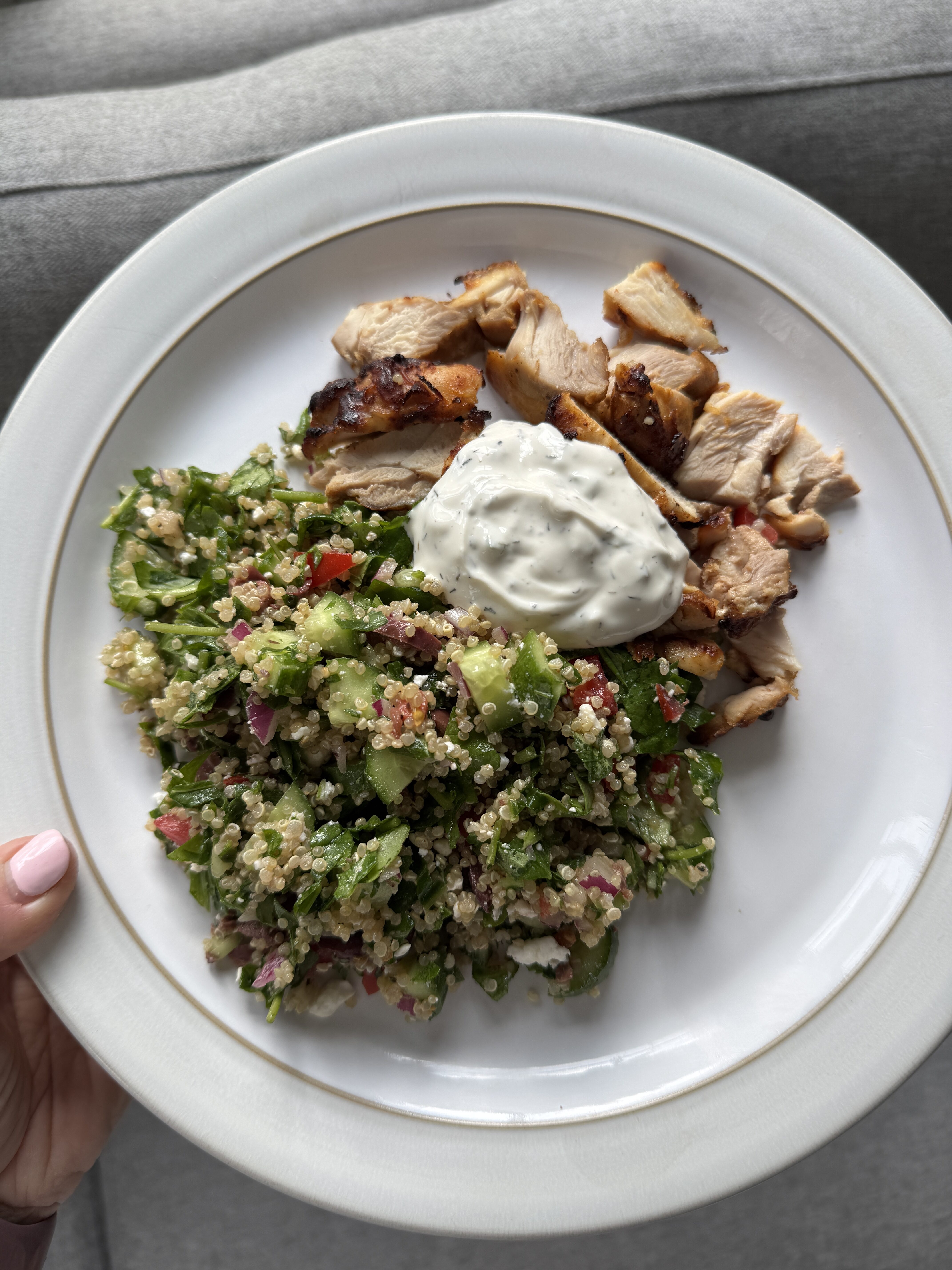 Mediterranean Chicken Bowls (Easy Summer Dinner)