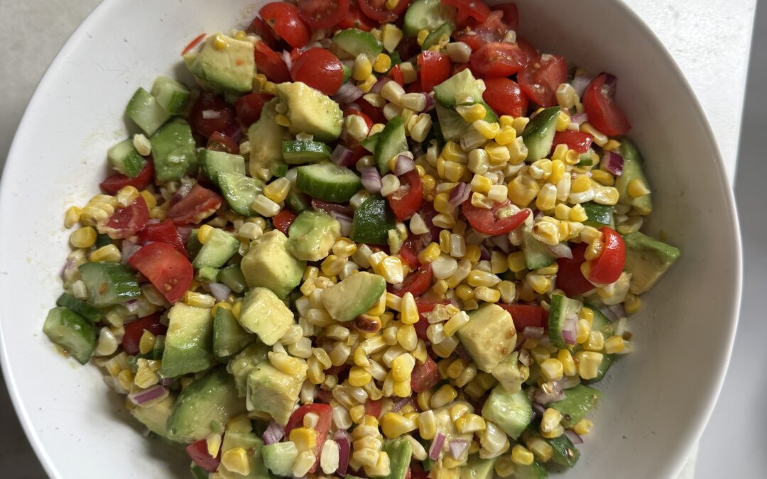 Chopped Corn Salad (Easy Summer Side)