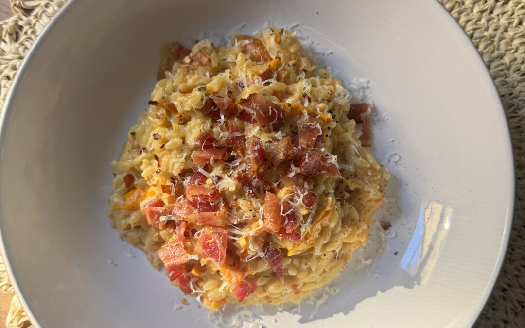 Cherry Tomato Boursin Orzo (Easy One Pot Side Dish)