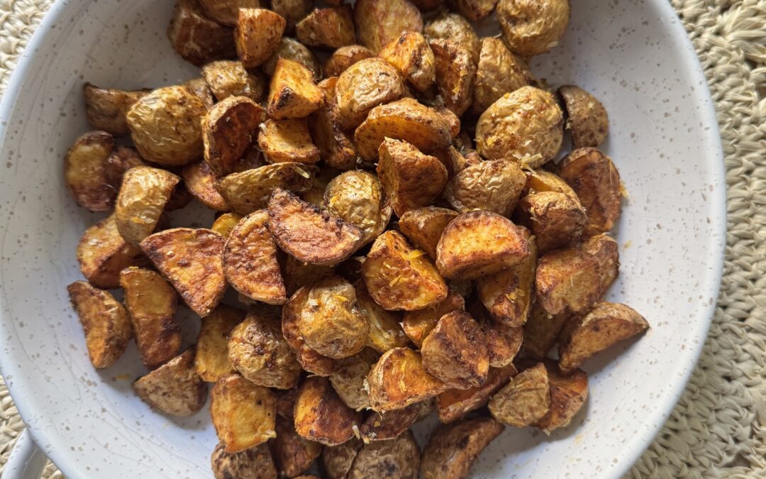 Air Fryer Parmesan Potatoes (Easy Crispy Side Dish)