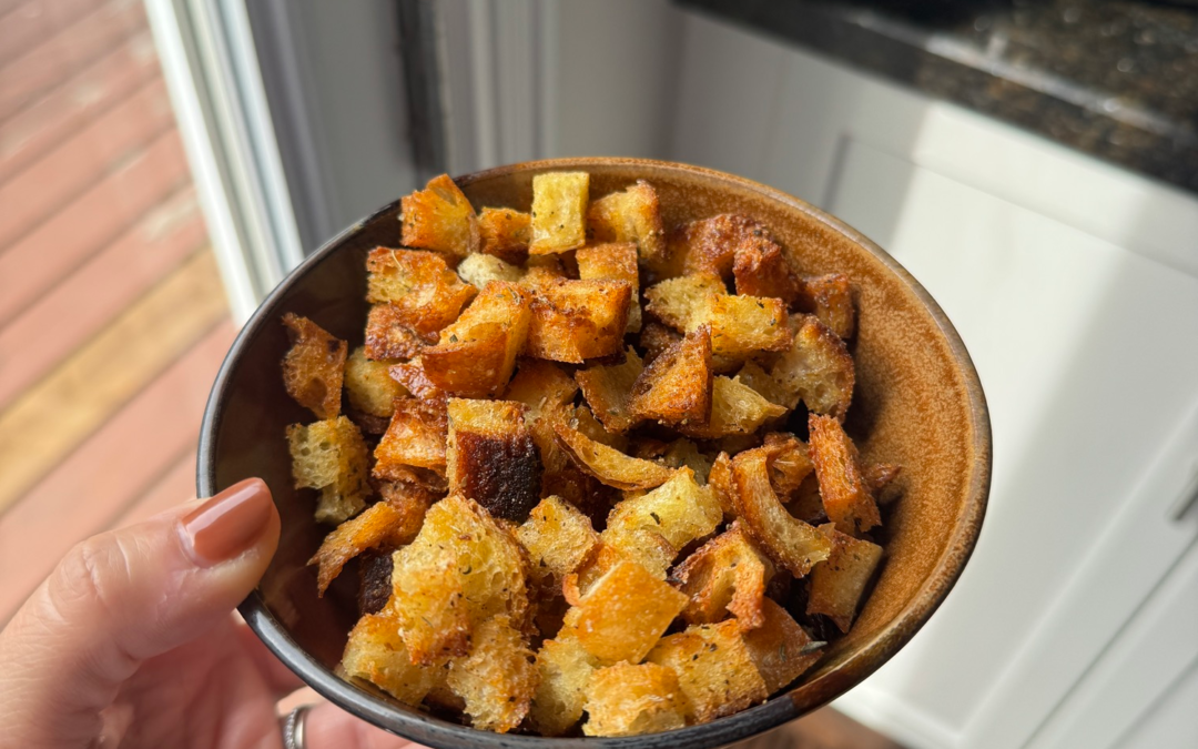 Easy Air Fryer Croutons