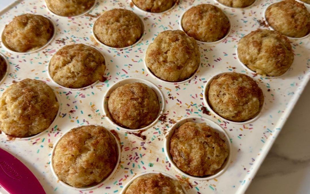 Mini Apple Banana Muffins