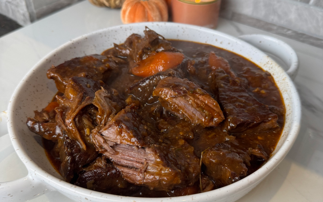 Apple Cider Braised Beef Ribs