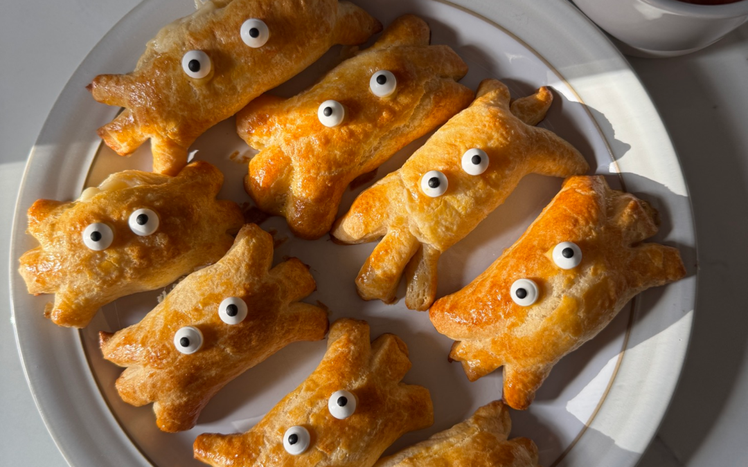 Crescent Roll Mozzarella Spiders