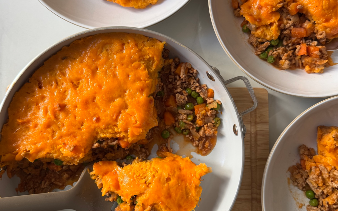 Turkey and Sweet Potato Shepherd’s Pie